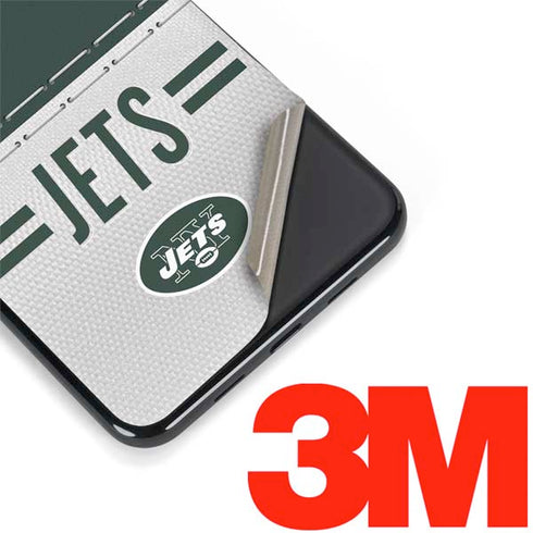 NFL New York Jets White Striped Google Pixel 3a XL Skin